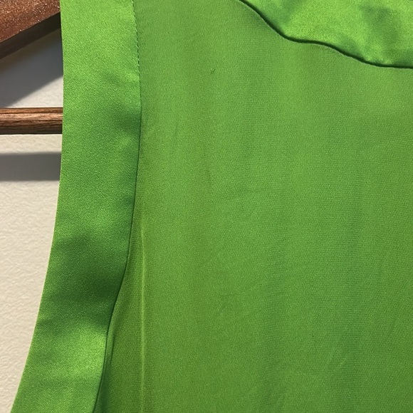 Alice + Olivia Green Zipper Back Tank Top - Picture 6 of 8